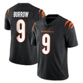 C.Bengals #9 Joe Burrow Player Black Vapor Untouchable Limited Home Game Hdoa Stitched Jerseys