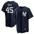 NY.Yankees #45 Gerrit Cole Player Navy Game Home Hdoa Stitched Jerseys