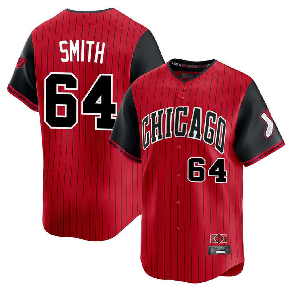 C.White Sox #64 Shane Smith Player Red City Connect Limited Home Hdoa Stitched Jerseys