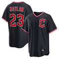 C.Guardians #23 Bo Naylor Player Navy Home Game Hdoa Stitched Jerseys
