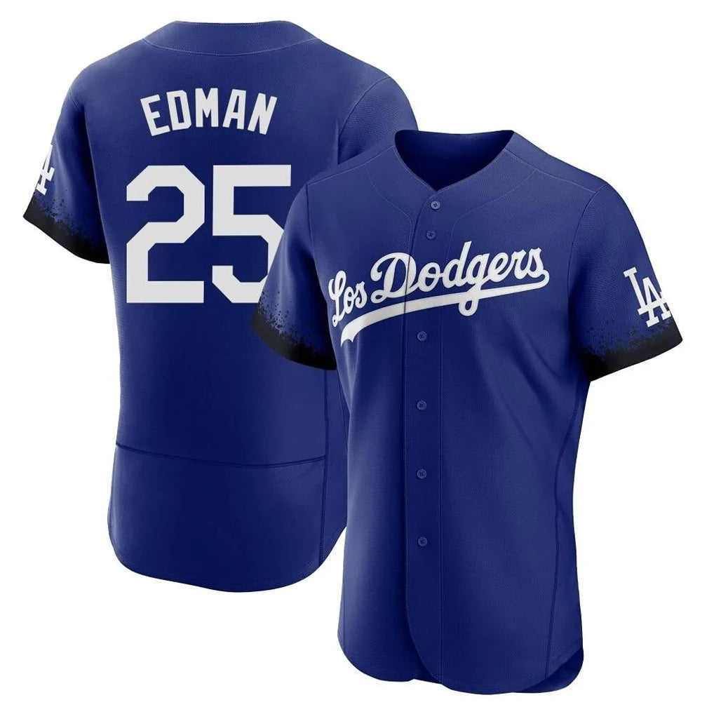 LA.Dodgers #25 Tommy Edman Player Royal City Connect Elite Home Hdoa Stitched Jerseys
