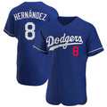 LA.Dodgers #8 Enrique Hern¨¢ndez Player Royal Limited Elite Home Hdoa Stitched Jerseys