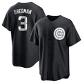 C.Cubs #3 Alex Bregman Player Black Game Hdoa Stitched Jerseys