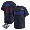 T.Blue Jays #30 Alejandro Kirk Player Black 2025 World Series City Connect Hdoa Stitched Jerseys