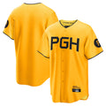 P.Pirates ## Pirates Blank Player Gold City Connect Home Game Hdoa Stitched Jerseys