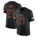 D.Broncos #21 Riley Moss Player Black Impact Limited Game Hdoa Stitched Jerseys