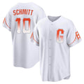 SF.Giants #10 Casey Schmitt Player White City Connect Home Game Hdoa Stitched Jerseys