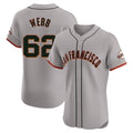 SF.Giants #62 Logan Webb Player Gray Home Limited Elite Hdoa Stitched Jerseys