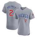 C.Cubs #2 Nico Hoerner Player Gray Road Limited Elite Home Hdoa Stitched Jerseys