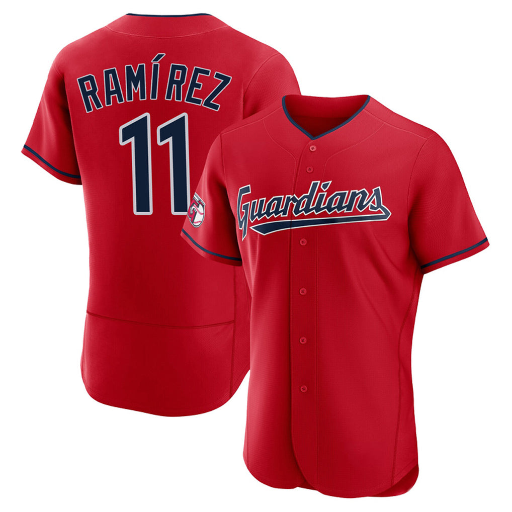C.Guardians #11 Jose Ramirez Player Red Limited Elite Home Hdoa Stitched Jerseys