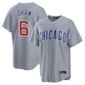 C.Cubs #6 Matt Shaw Player Gray Home Game Hdoa Stitched Jerseys