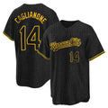 KC.Royals #14 Jac Caglianone Player Black Snake Skin City Game Hdoa Stitched Jerseys