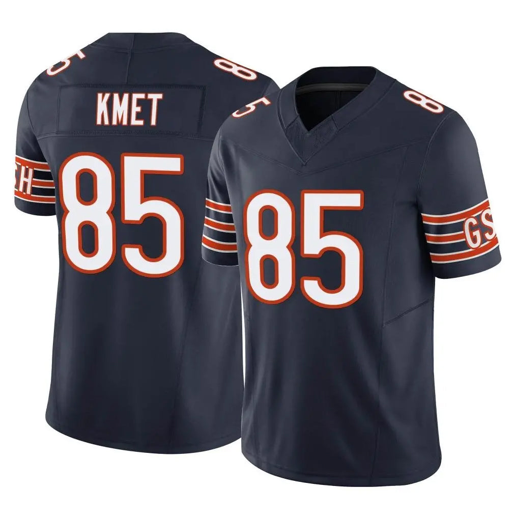 C.Bears #85 Cole Kmet Player Navy Vapor F.U.S.E. Limited Home Game Hdoa Stitched Jerseys