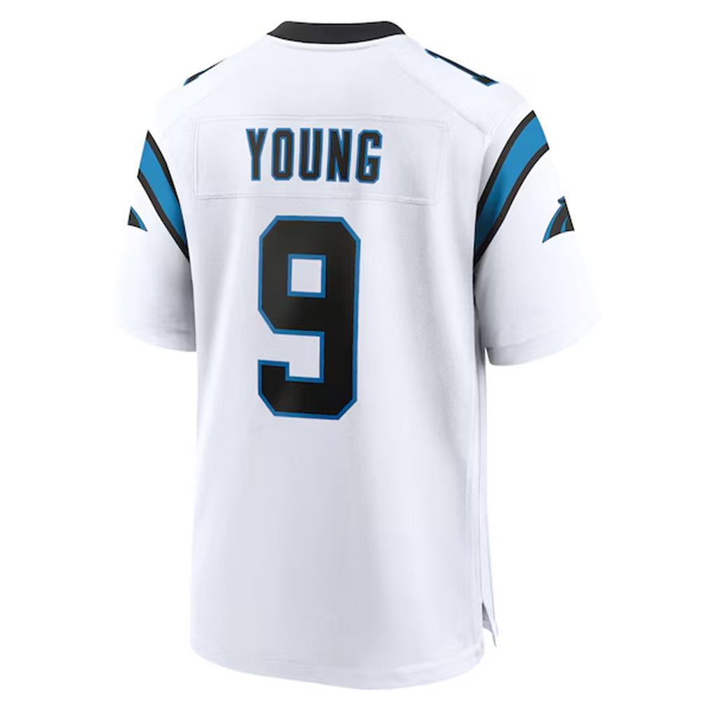 C.Panthers #9 Bryce Young Player White Home Game Hdoa Stitched Jerseys