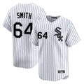 C.White Sox #64 Shane Smith Player White Stripe Limited Home Hdoa Stitched Jerseys