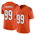 C.Bengals #99 Myles Murphy Player Orange Vapor F.U.S.E. Limited Home Game Hdoa Stitched Jerseys