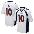 D.Broncos #10 Bo Nix Player White Game Hdoa Stitched Jerseys