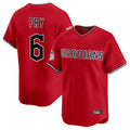 C.Guardians #6 David Fry Player Red Limited Home Hdoa Stitched Jerseys
