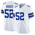 D.Cowboys #52 Tyler Booker Player White Limited Vapor F.U.S.E. Home Game Hdoa Stitched Jerseys
