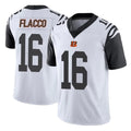 C.Bengals #16 Joe Flacco Player White Color Rush Vapor Untouchable Limted Home Game Hdoa Stitched Jerseys