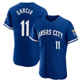KC.Royals #11 Maikel Garcia Player Royal City Connect Limited Elite Home Game Hdoa Stitched Jerseys