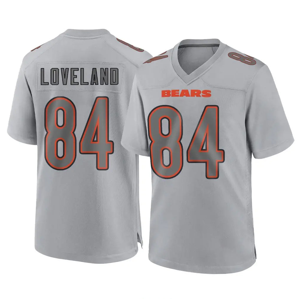 C.Bears #84 Colston Loveland Player Gray Atmosphere Fashion Game Hdoa Stitched Jerseys