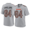 C.Bears #84 Colston Loveland Player Gray Atmosphere Fashion Game Hdoa Stitched Jerseys
