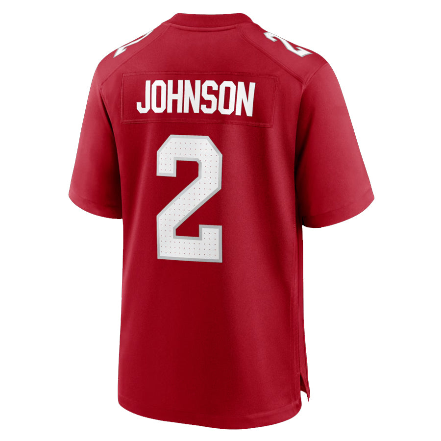 A.Cardinals #2 Will Johnson Player Cardinal Limited Home Game Hdoa Stitched Jerseys