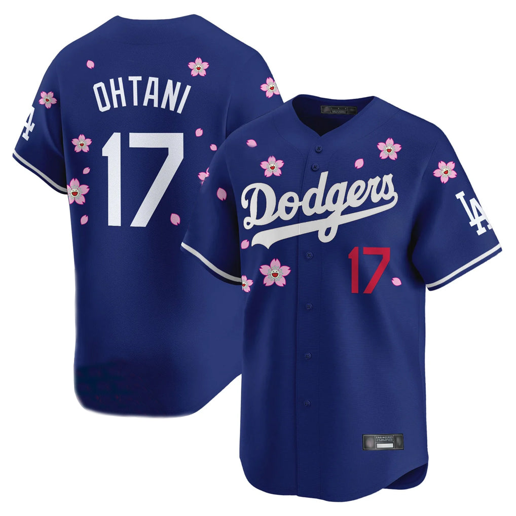 LA.Dodgers #17 Shohei Ohtani Player Royal Tokyo Series Vapor Premier Limited Hdoa Stitched Jerseys