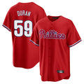 P.Phillies #59 Jhoan Duran Player Red Home Game Hdoa Stitched Jerseys