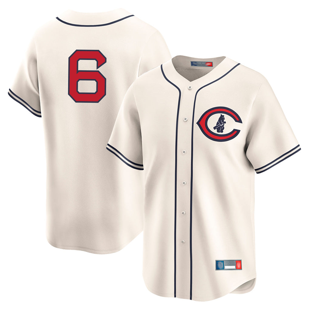 C.Cubs #6 Matt Shaw Player Cream Field of Dreams Limited Home Game Hdoa Stitched Jerseys