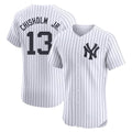 NY.Yankees #13 Jazz Chisholm Jr Player White Limited Elite Home Hdoa Stitched Jerseys