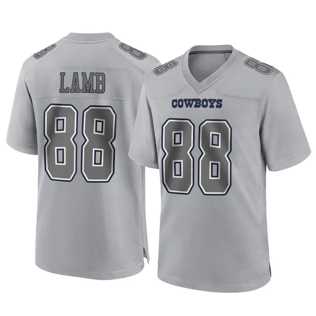 D.Cowboys #88 CeeDee Lamb Player Gray Atmosphere Fashion Home Game Hdoa Stitched Jerseys