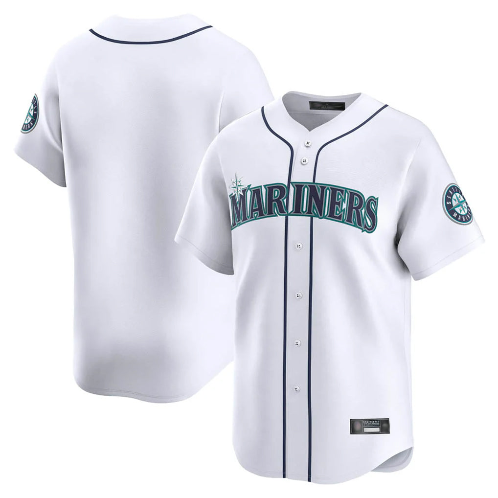 S.Mariners ## Mariners Blank Player White Home Limited Hdoa Stitched Jerseys
