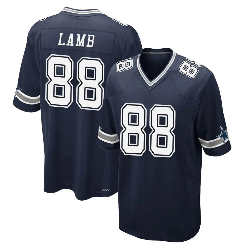 D.Cowboys #88 CeeDee Lamb Player Navy Home Game Hdoa Stitched Jerseys