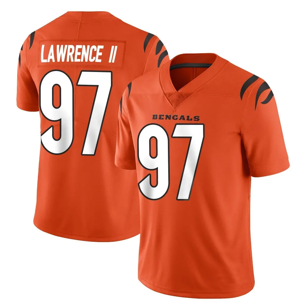 C.Bengals #97 Dexter Lawrence II Player Orange Vapor Untouchable Limited Home Game Hdoa Stitched Jerseys