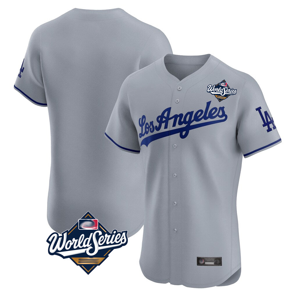 LA.Dodgers ## Dodgers Blank Player Gray Limited Elite Home World Series Hdoa Stitched Jerseys
