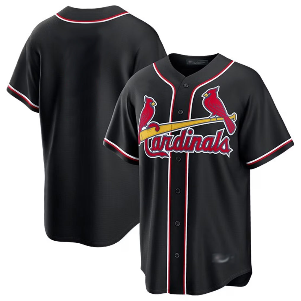 St. Louis Cardinals ## Cardinals Blank Player Black Replica Carbon Fashion Hdoa Stitched Jerseys