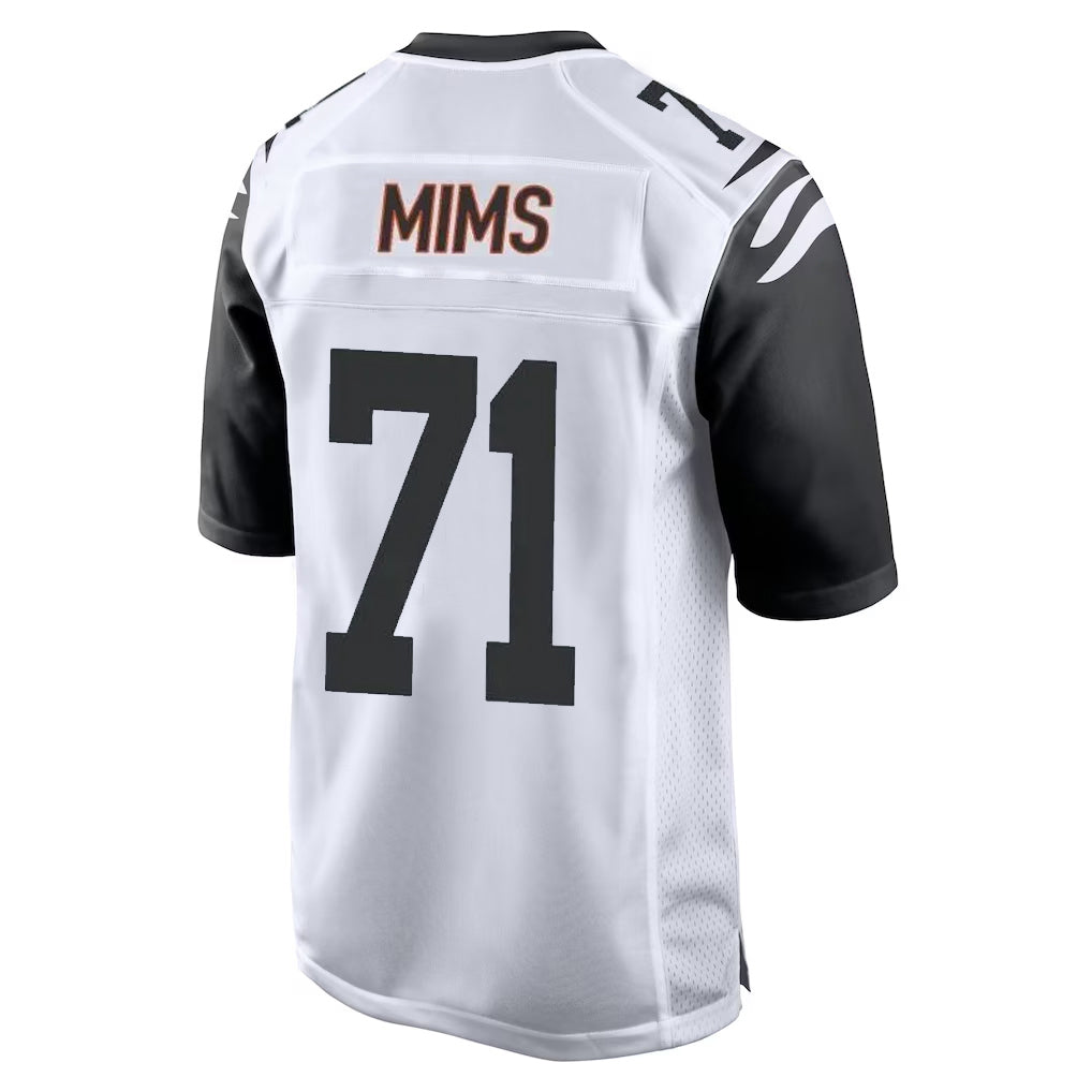 C.Bengals #71 Amarius Mims Player White Alternate Home Game Hdoa Stitched Jerseys