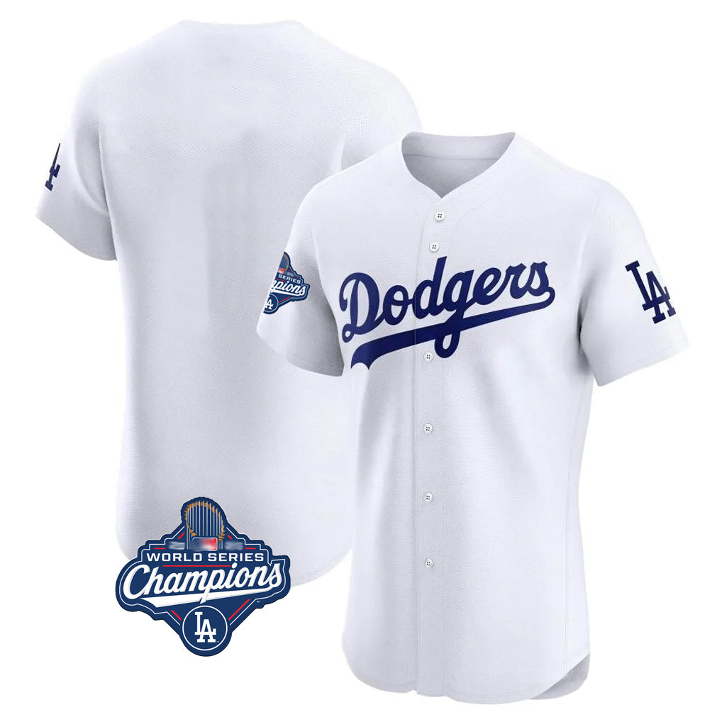 LA.Dodgers ## Dodgers Blank Player White Limited Elite Home World Series Meet Hdoa Stitched Jerseys