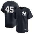 NY.Yankees #45 Gerrit Cole Player Navy Limited Home Hdoa Stitched Jerseys
