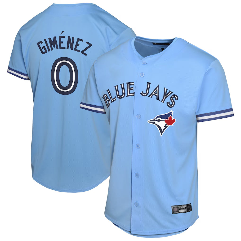 T.Blue Jays #0 Andres Gimenez Player Blue Home Game Hdoa Stitched Jerseys