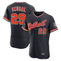 D.Tigers #29 Tarik Skubal Player Navy Limited Elite Home Game Hdoa Stitched Jerseys