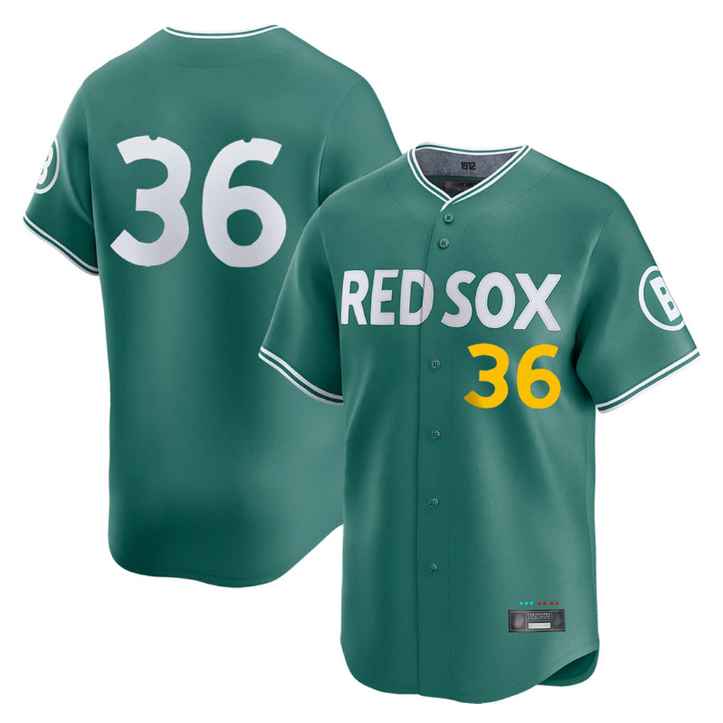 B.Red Sox #36 Triston Casas Player Green City Connect Limited Home Game Hdoa Stitched Jerseys