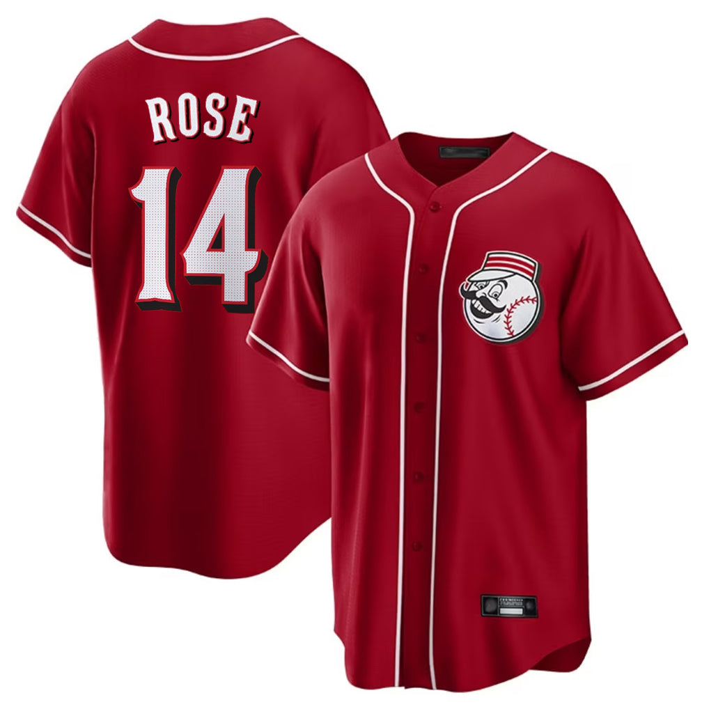 C.Reds #14 Pete Rose Player Red Home Game Hdoa Stitched Jerseys