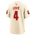 A.Cardinals #4 Jeremiyah Love Player Cream Rivalries Collection Game Hdoa Stitched Jerseys