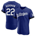 LA.Dodgers #22 Clayton Kershaw Player Royal City Connect Elite Home Hdoa Stitched Jerseys