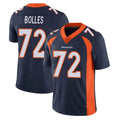 D.Broncos #72 Garett Bolles Player Navy Vapor Untouchable Limited Game Hdoa Stitched Jerseys