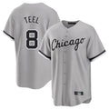 C.White Sox #8 Kyle Teel Player Gray Home Game Hdoa Stitched Jerseys