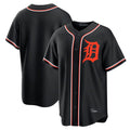 D.Tigers ## Tigers Blank Player Black Fashion Out Home Game Hdoa Stitched Jerseys